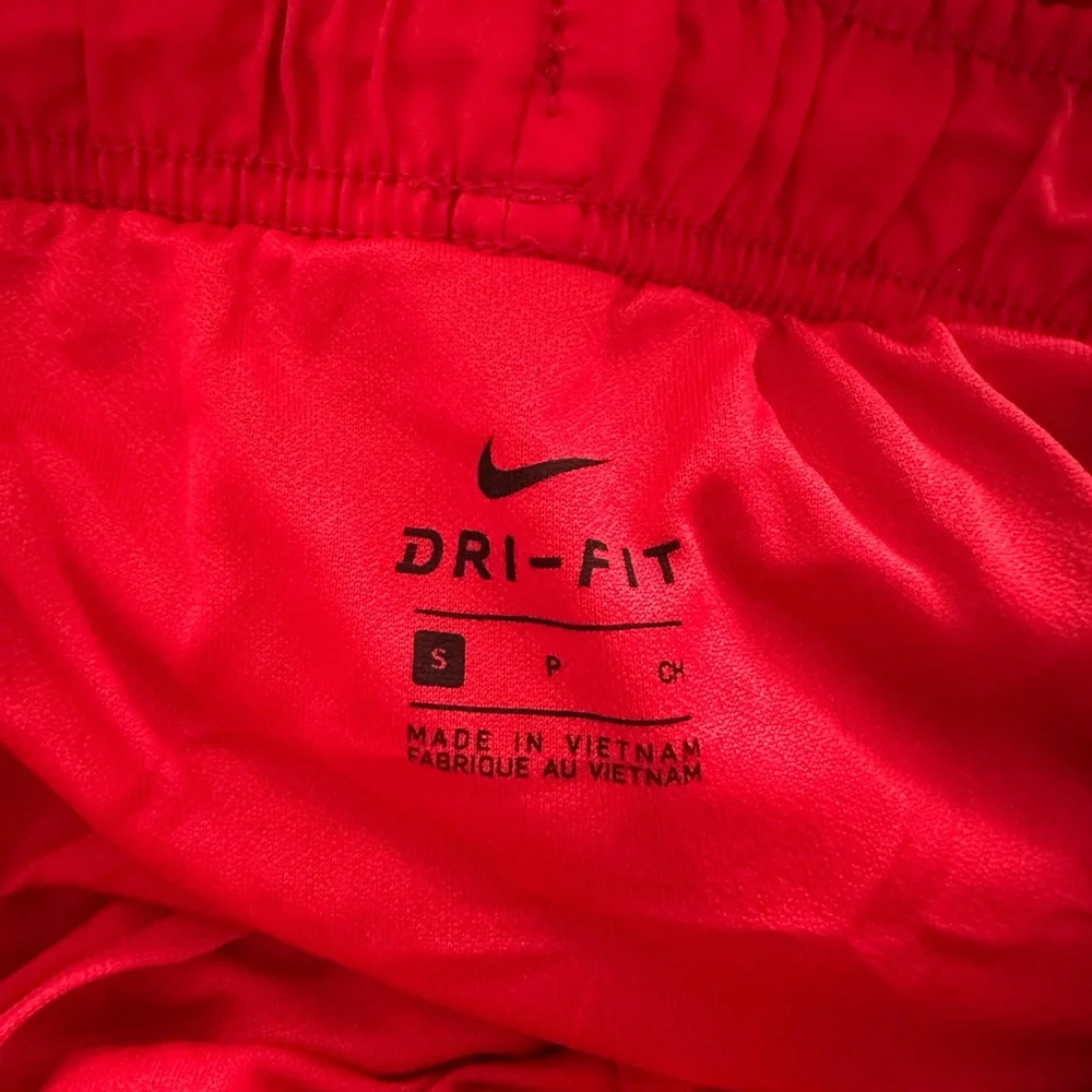 Nike Women's Red and Black Athletic Shorts - Picture 5 of 5